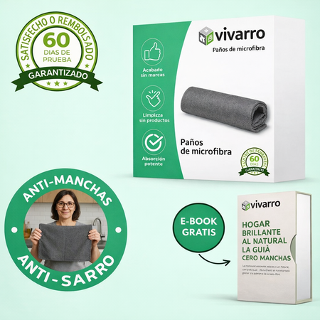 MagicClean | Paño de microfibra ultra-absorbente | Sin rastros y anti-sarro